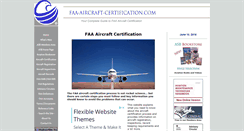 Desktop Screenshot of faa-aircraft-certification.com